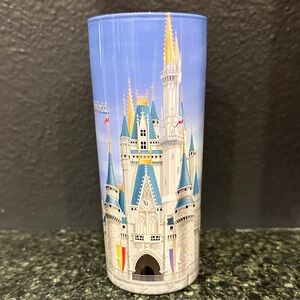 Walt Disney world cinderellas castle glow parks candle glass NEW souvenir